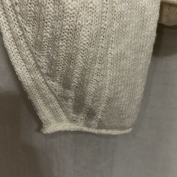 PINK REPUBLIC XL Juniors Crème Fresh Ivory Knit Boxy Fit Cropped Sweater - Picture 10 of 16